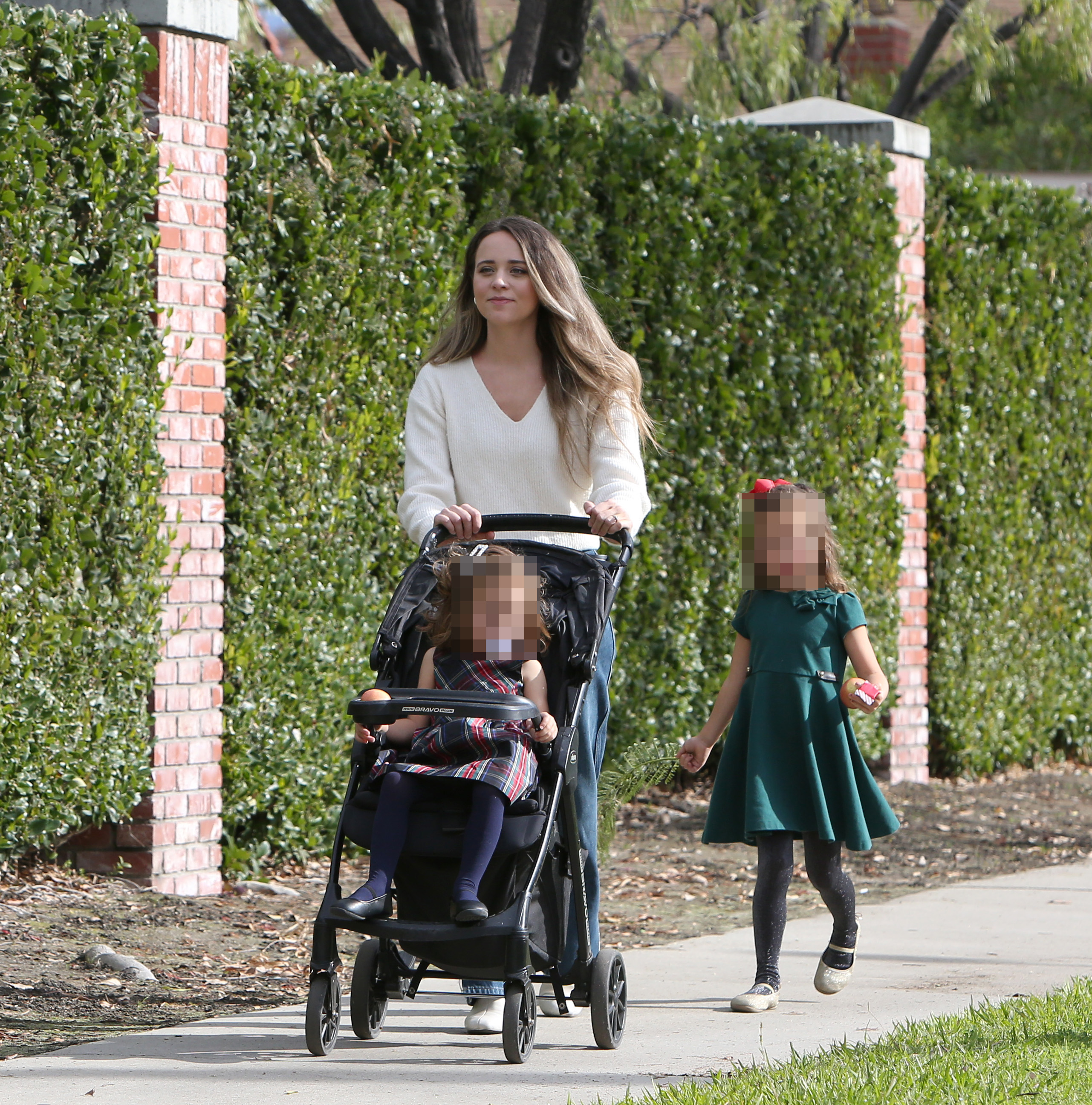 Jinger, Felicity, and Evangeline were headed to church on Sunday morning in Los Angeles, California