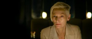 A close-up of Tilda Swinton in "The Killers."