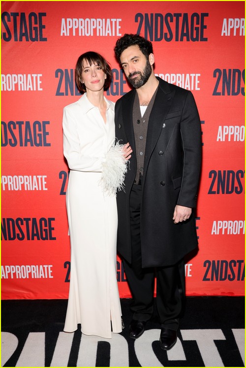 Rebecca Hall and Morgan Spector at the Appropriate opening