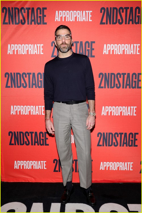Zachary Quinto at the Appropriate opening
