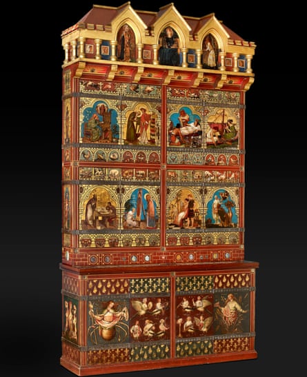 Not your average bookcase … The Great Bookcase, 1859-62, designed by William Burges.