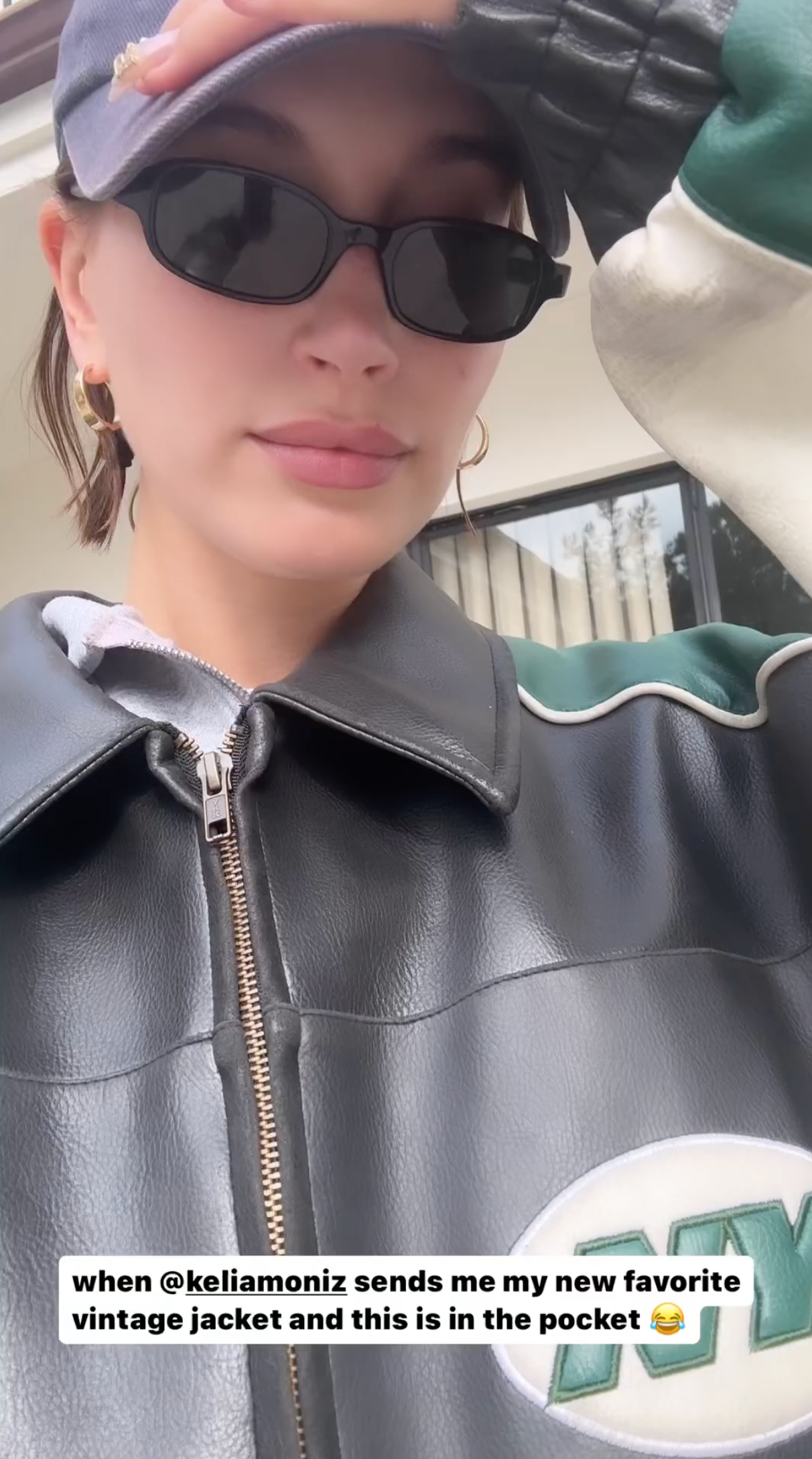 Hailey's clip in her Instagram Stories appeared to show her just showcasing her outfit for the day