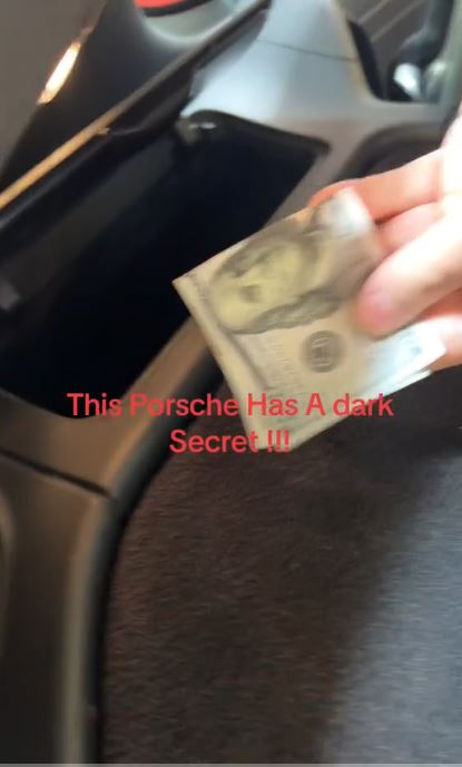 Nathan humorously finds a $100 bill in a compartment