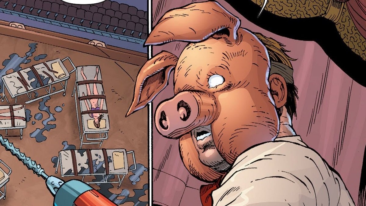 Professor Pyg, a recent addition to Batman's Rogues' Gallery, as seen in DC Comics.