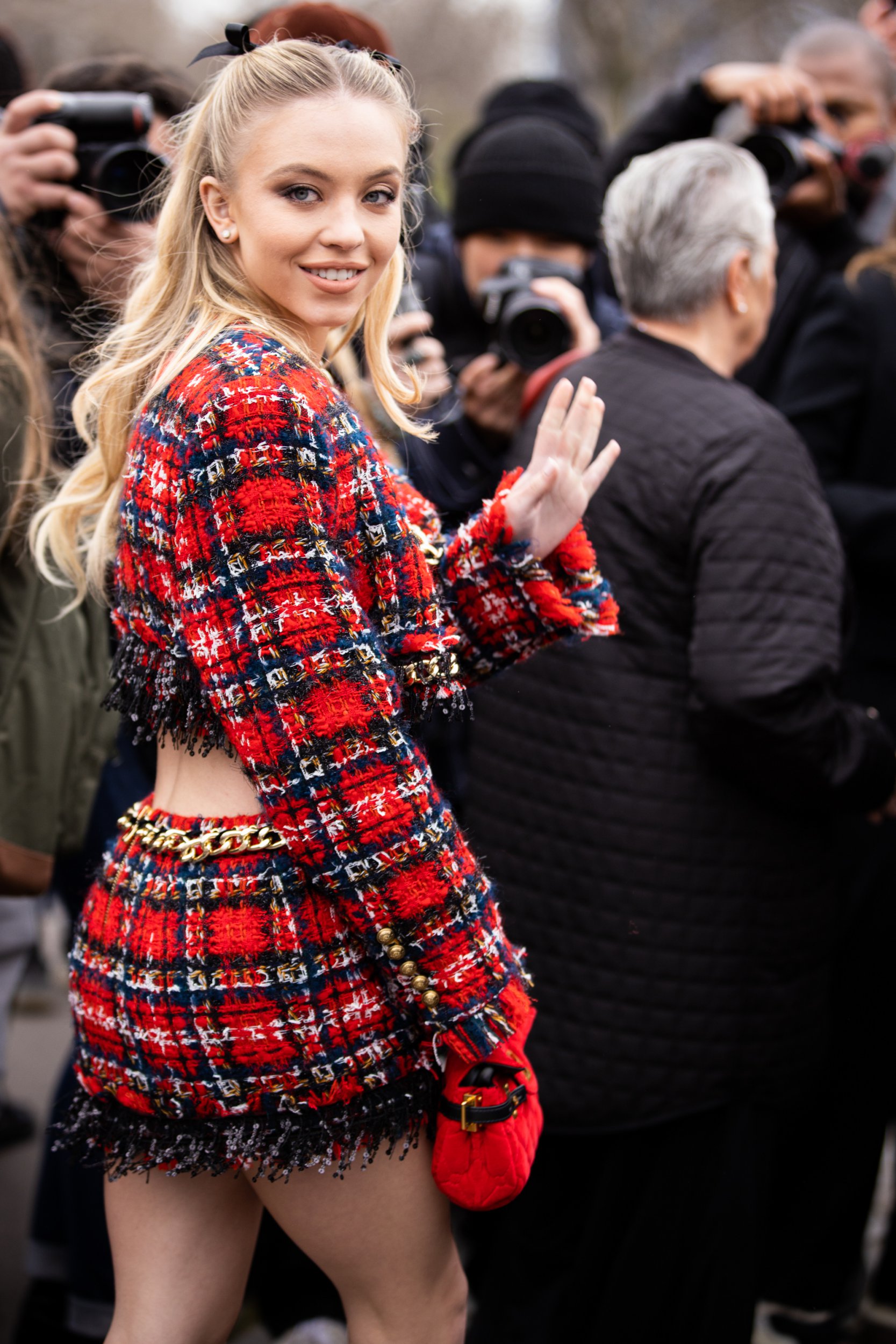 Sydney Sweeney was first spotted with a diamond ring on her left hand in February 2022