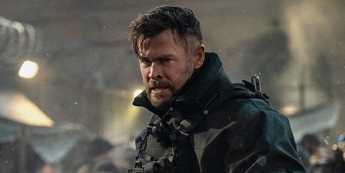 Chris Hemsworth in Extraction - life lessons from action thriller movies