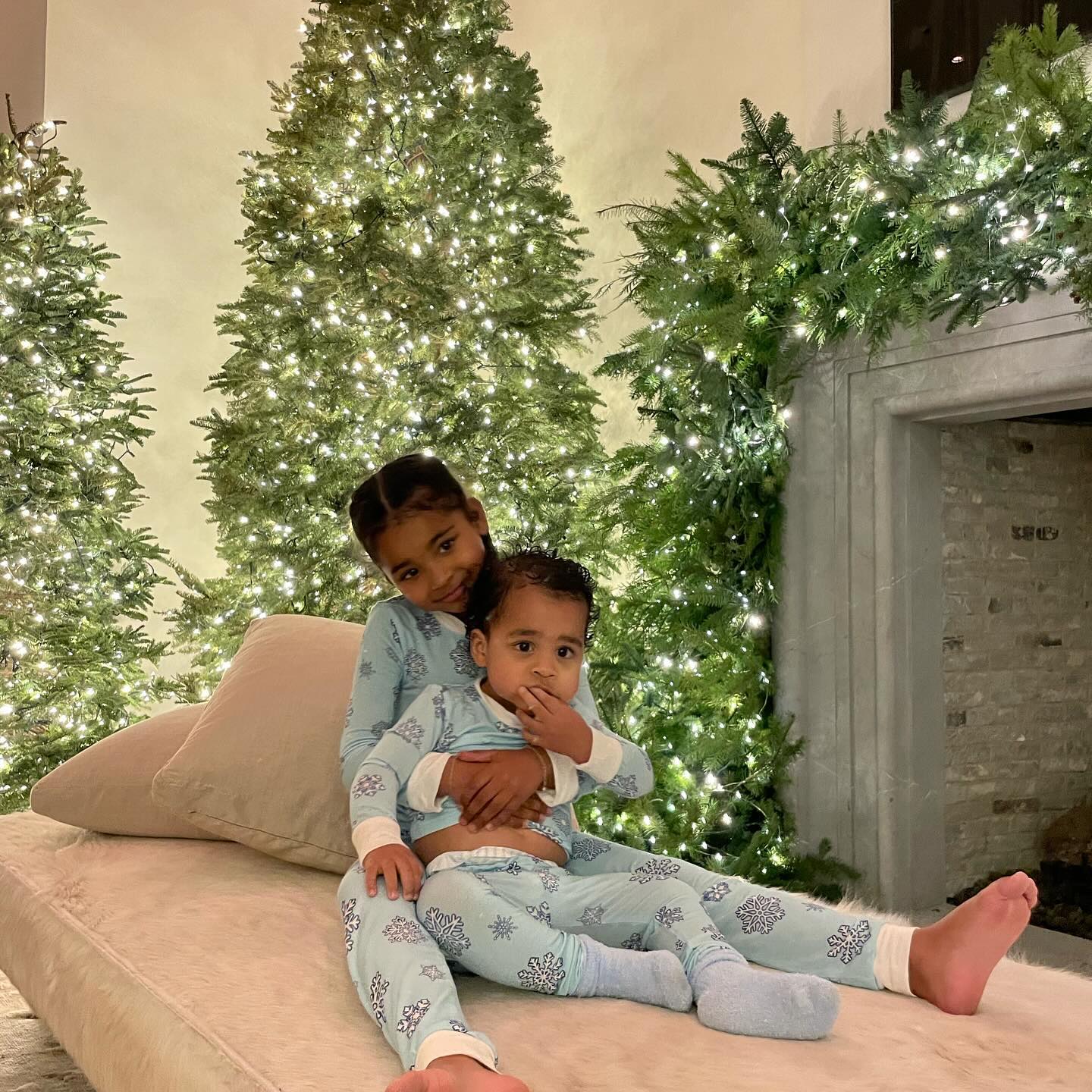Khloe recently shared an adorable clip of her kids and their cousin Dream dancing around in front of the Christmas tree