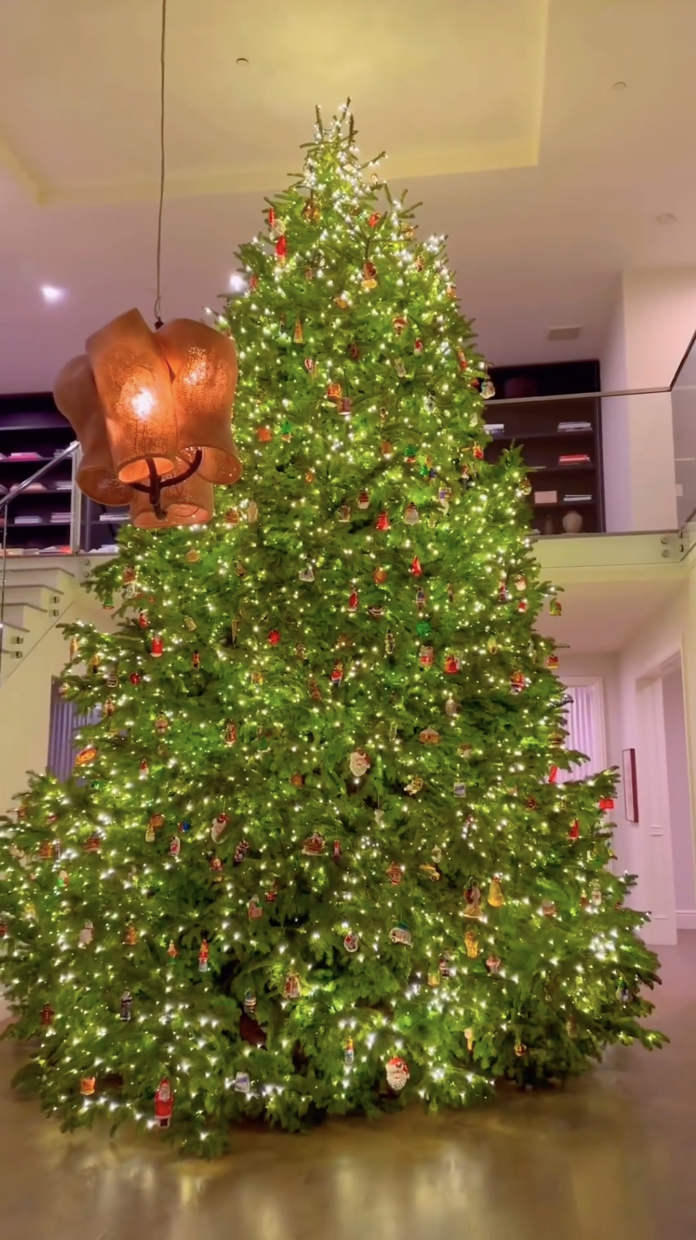 A short video showed revealed Kylie Jenner's Christmas tree