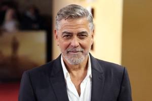 George Clooney at the UK premiere of 'The Boys In The Boat' movie