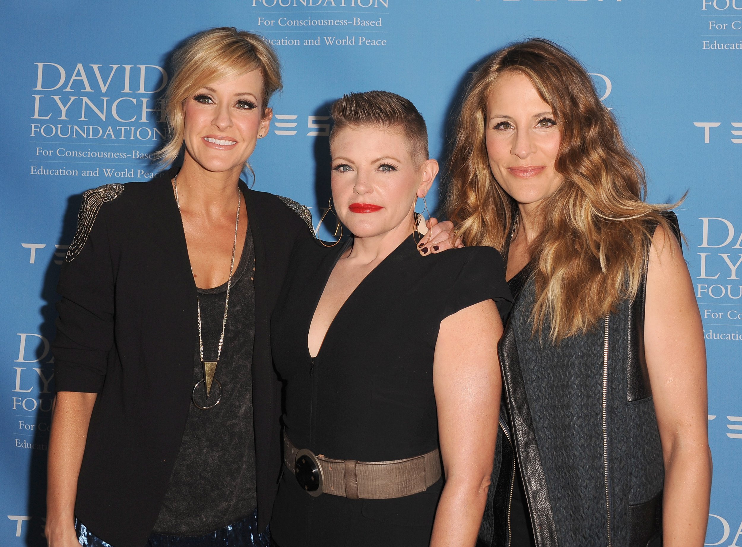 The Chicks attend The David Lynch Foundation Award Gala honoring Rick Rubin at Regent Beverly Wilshire Hotel on February 27, 2014, in Beverly Hills, California