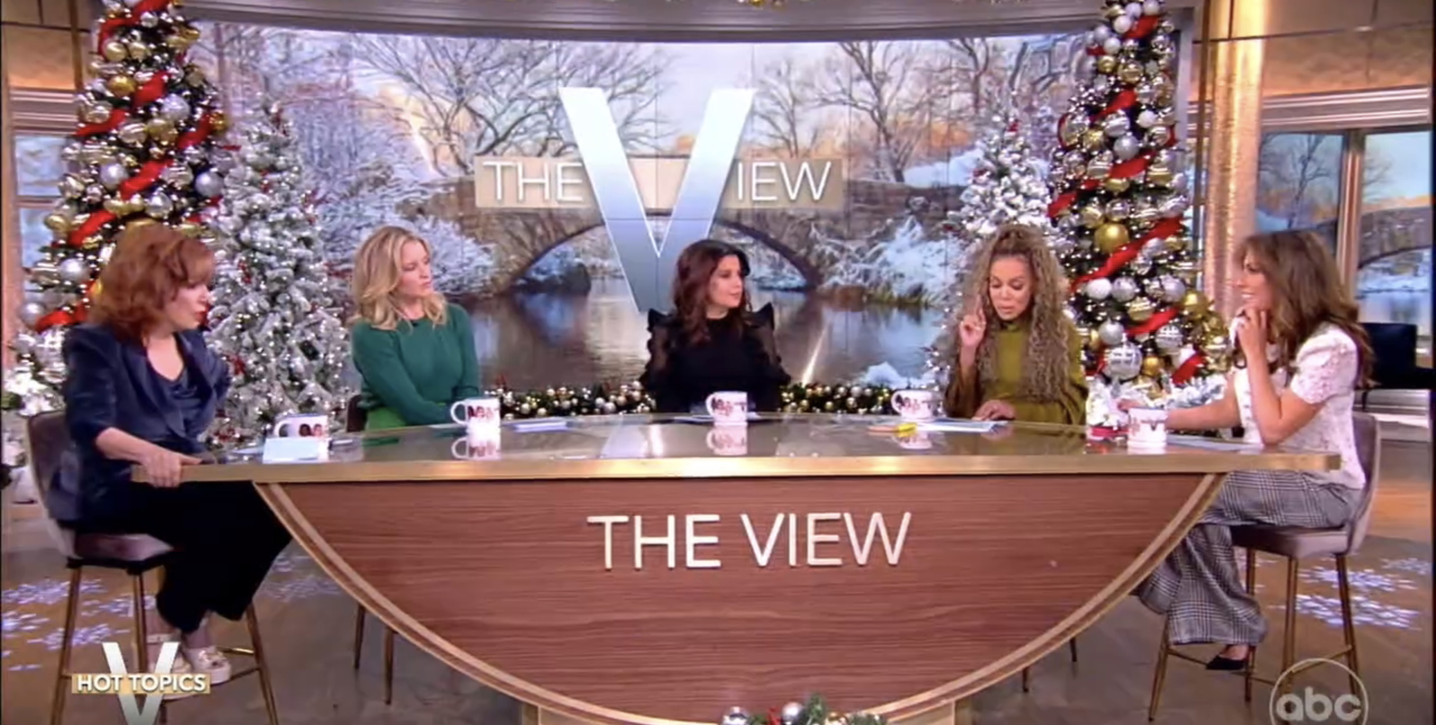 The View will return with all new live episodes on Tuesday, January 2