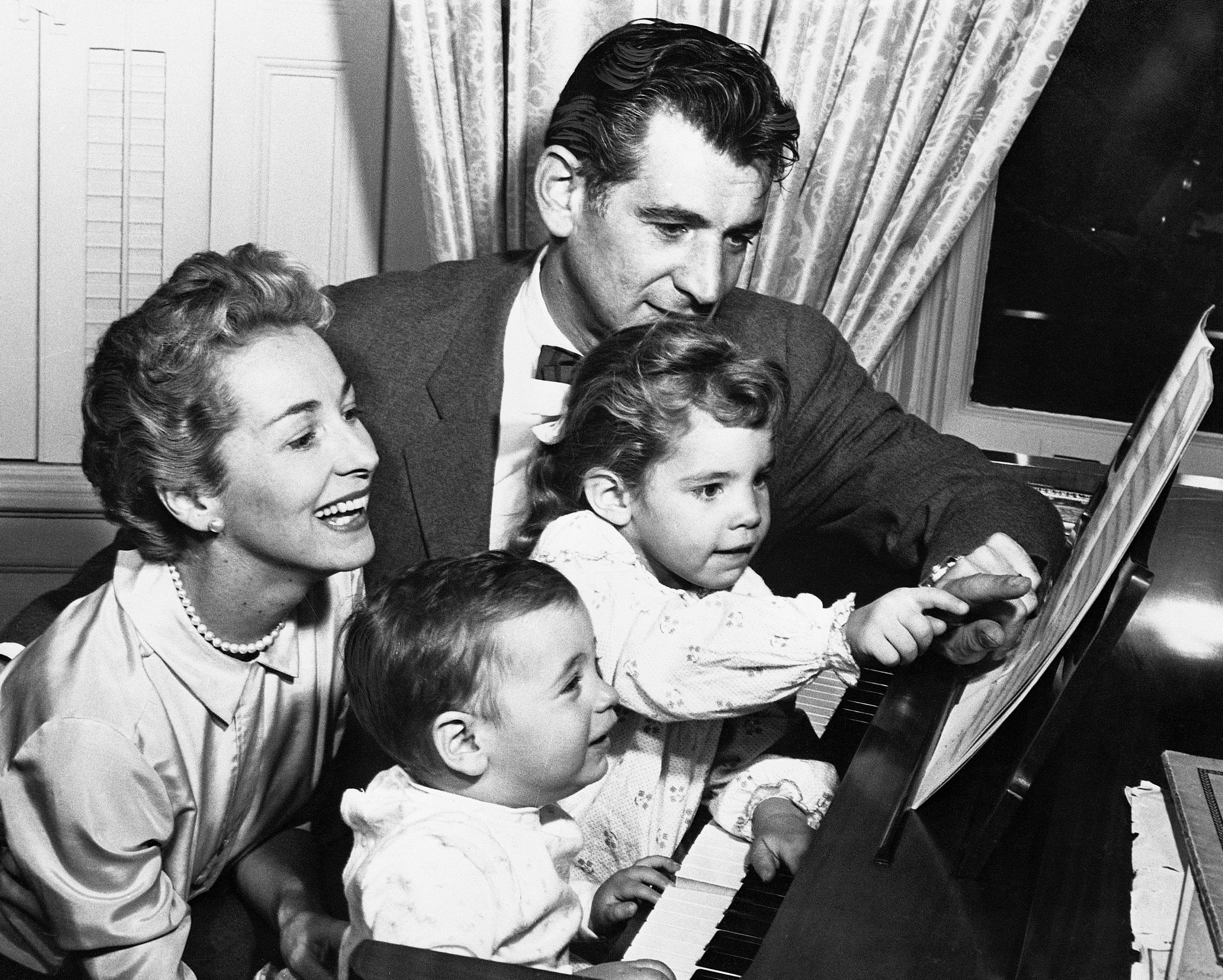 All three of Leonard Bernstein's kids are involved in the arts
