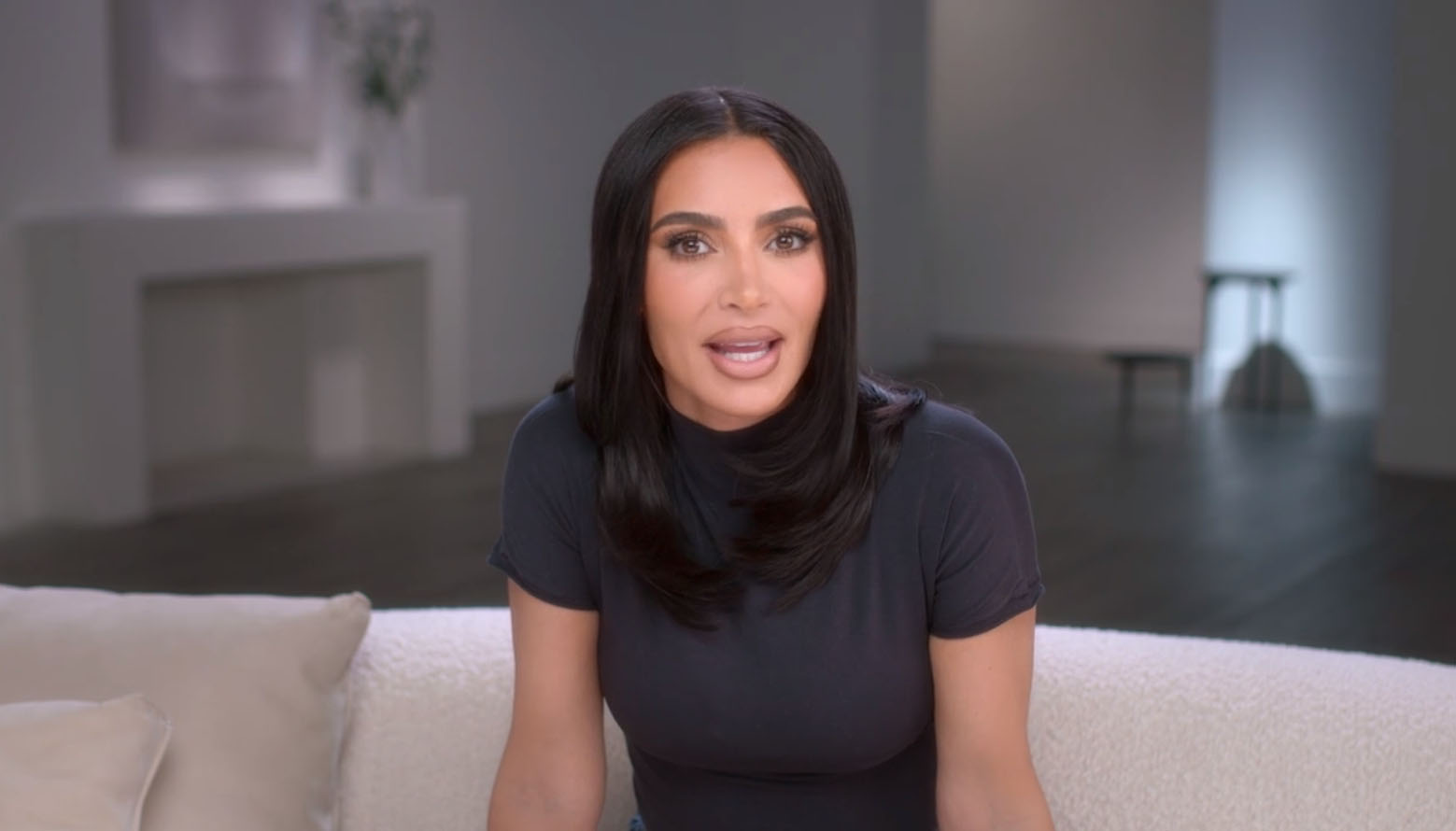 Kim slammed the 'hater' for not including her in the video with her family