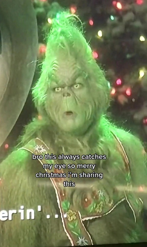 The Grinch with different eye colour