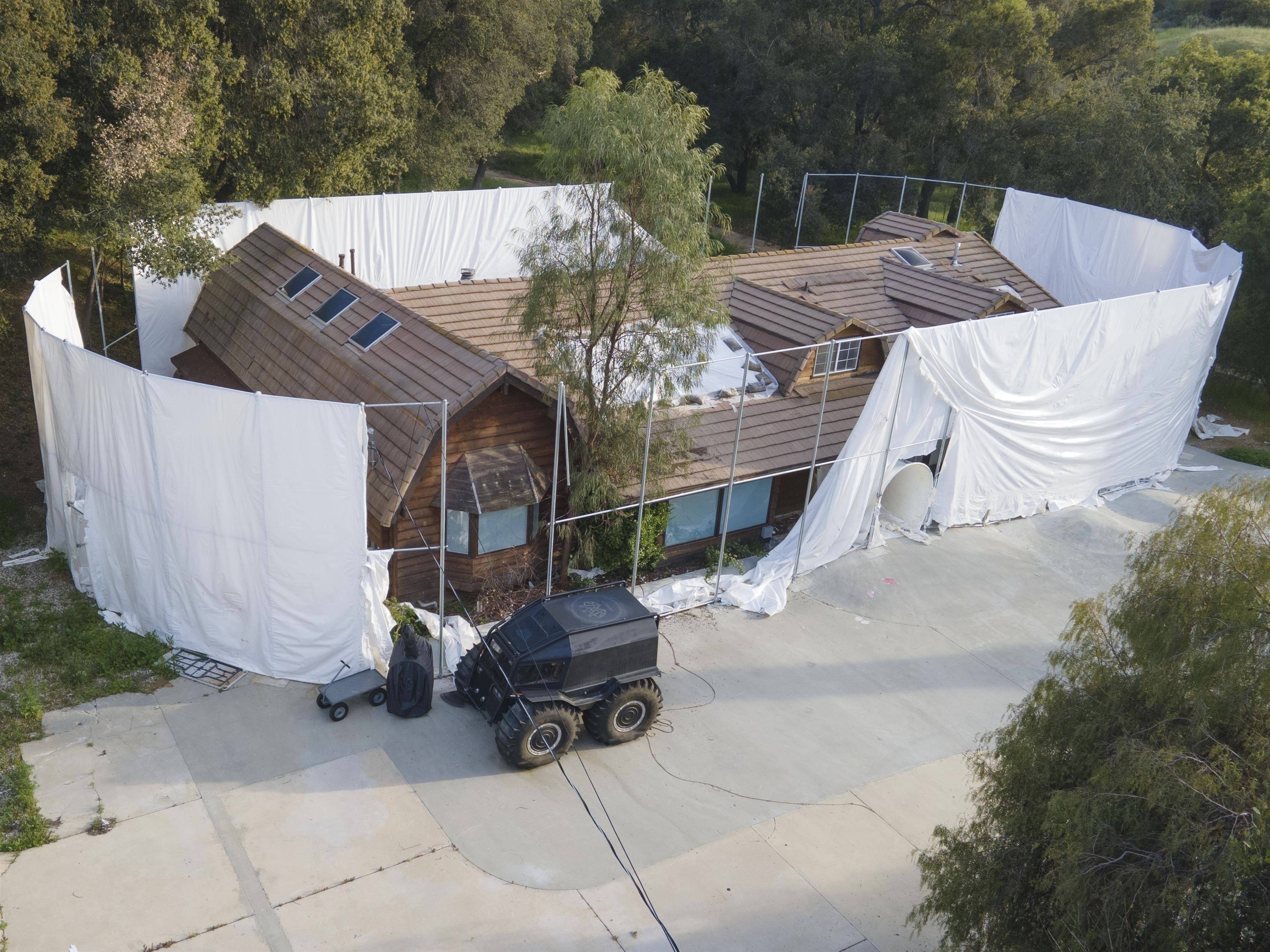 Neighbors are also annoyed about Kanye leaving his LA ranch property in a mess