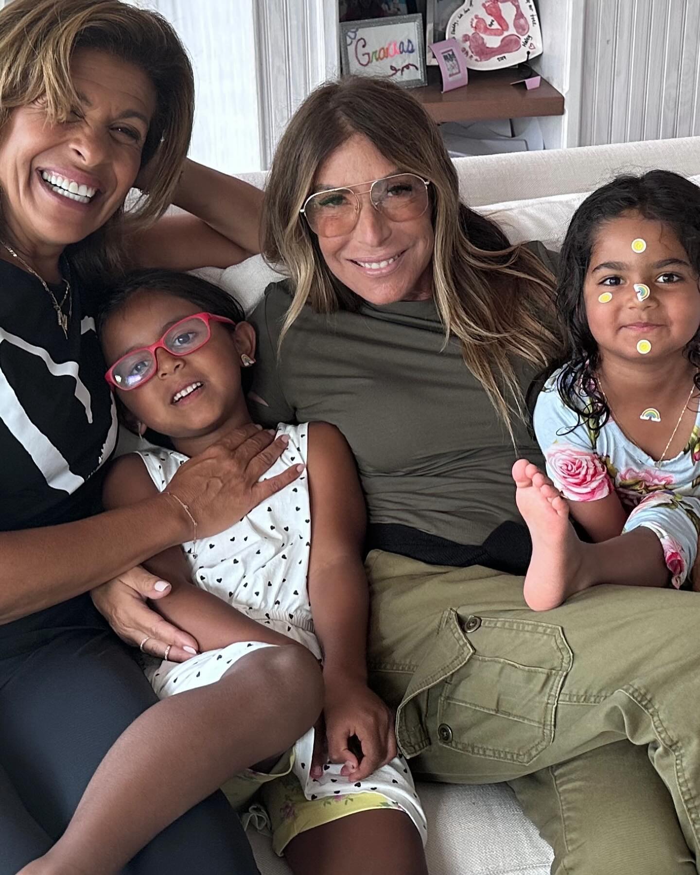 Hoda shared a snap from her and her girls' recent trip to the beach