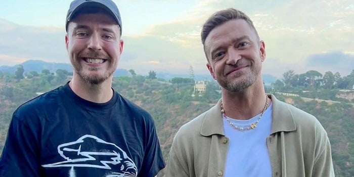 MrBeast with Justin Timberlake