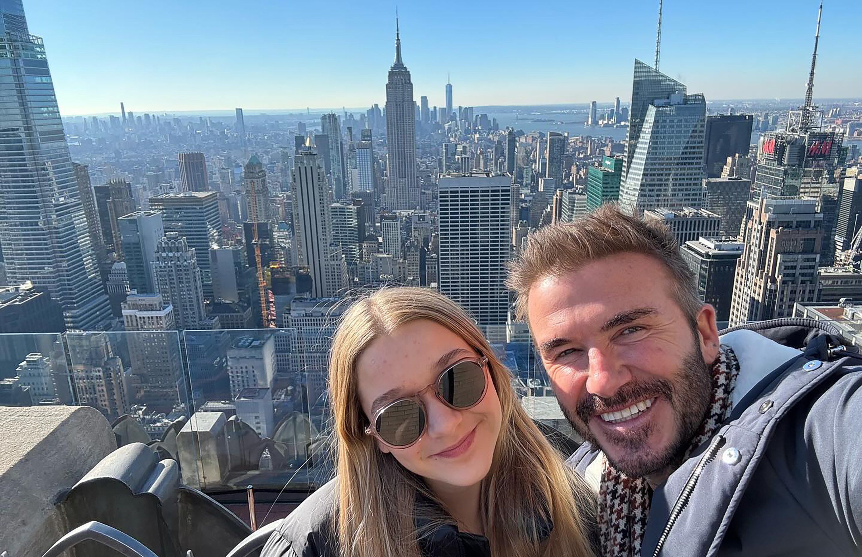 The ex footballer recently splashed the cash on a trip to NYC with daughter Harper