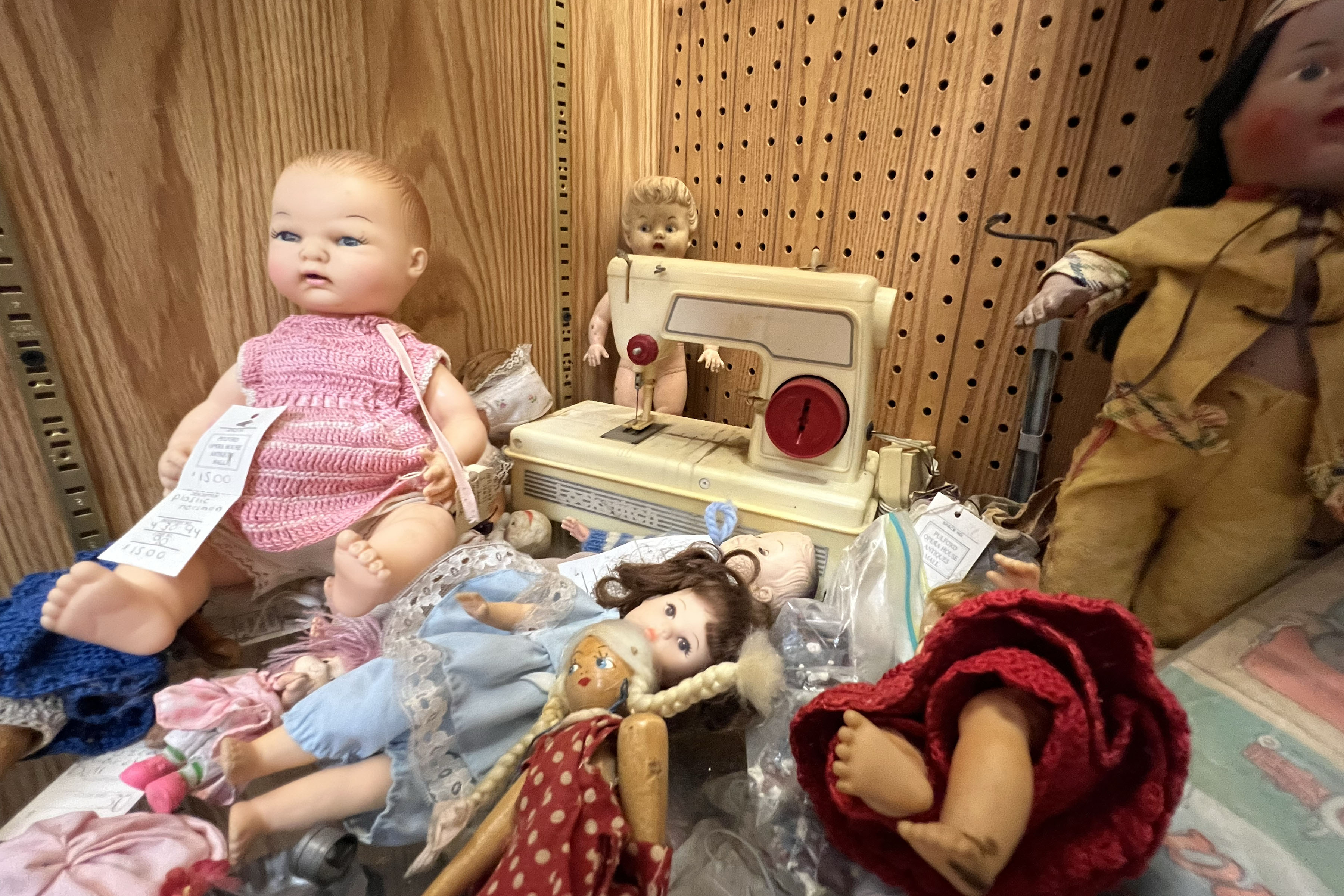 The baby doll in the pink will set customers back $1,500