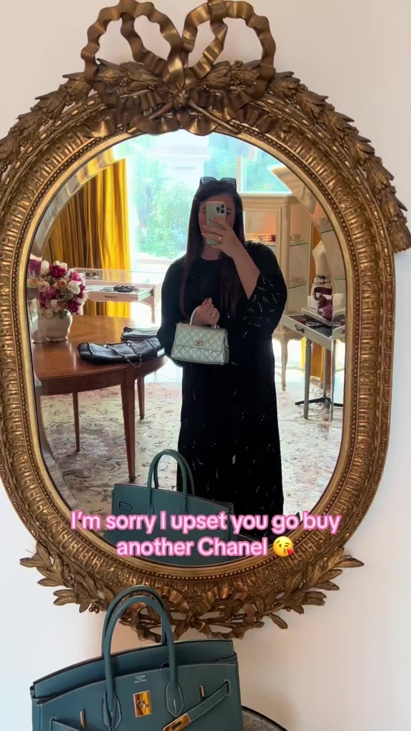 She claimed that Jamal encourages her to buy a Chanel bag when he upsets her