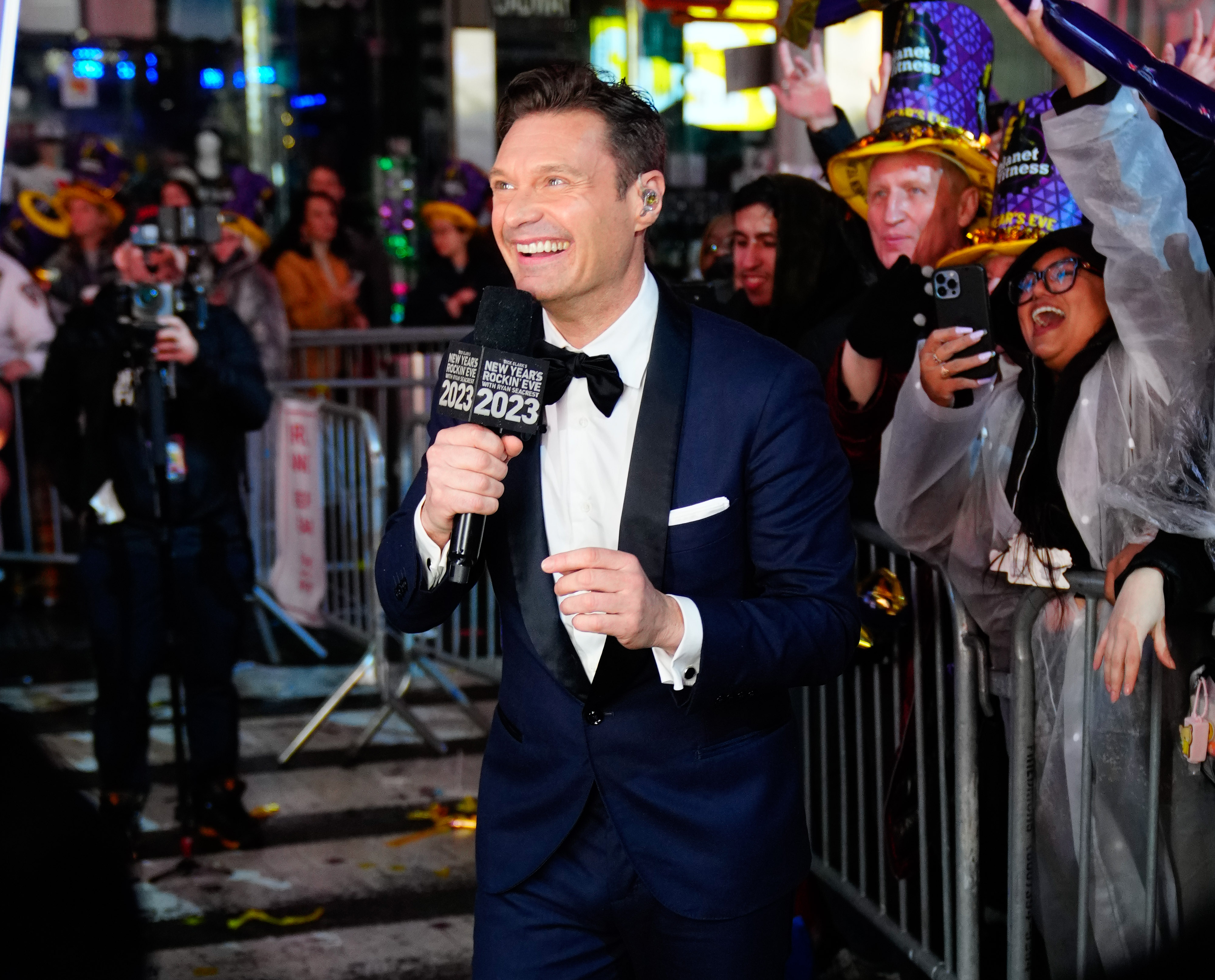 Among his other duties, Ryan also hosts Dick Clark’s New Year’s Rockin’ Eve