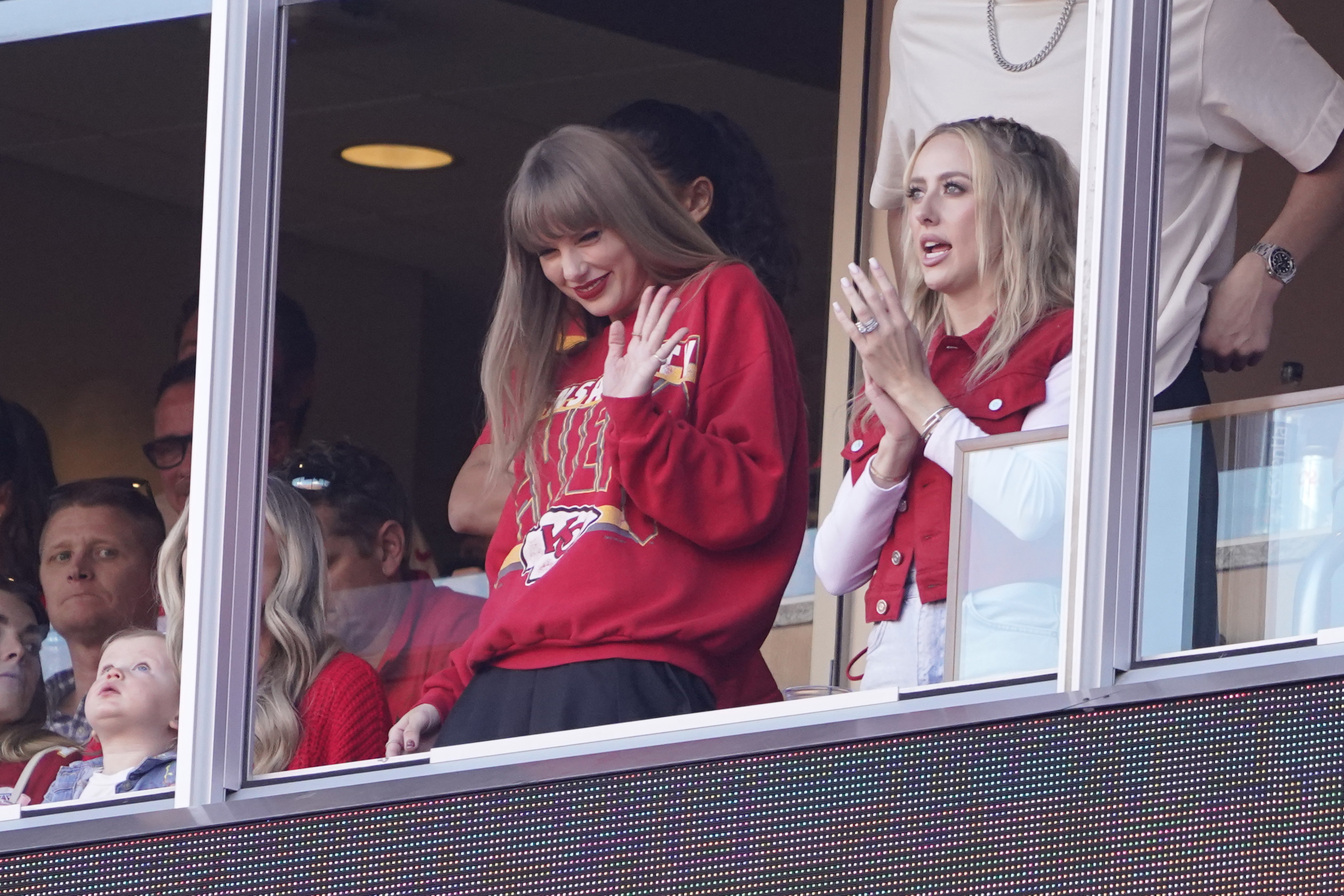 Taylor has attended many Chiefs games throughout the football season