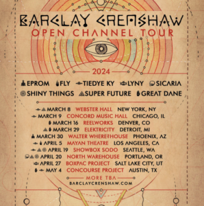 Barclay Crenshaw Announces 2024 Tour + New Album 'Open Channel'
