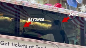 Beyoncé and Jay-Z Rent Out and Ride Tour Bus Through NYC With Family