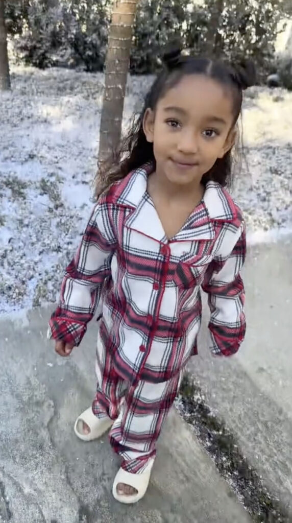 Chicago West made a rare appearance as Kim Kardashian shared a video of her daughter dancing in pajamas