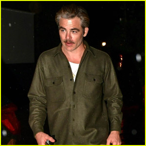 Chris Pine Steps Out for Dinner with Friends in Beverly Hills