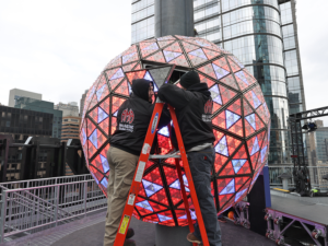 The Times Square New Year's Eve ball i