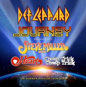 DEF LEPPARD And JOURNEY Announce 2024 Stadium Tour With HEART, CHEAP TRICK And STEVE MILLER BAND