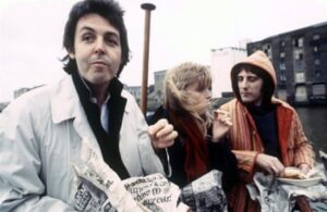 Laine, right, with Paul and Linda McCartney in 1978.