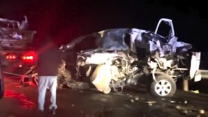 Dixie Chicks' Laura Lynch, Video Shows Mangled Vehicles After Fatal Car Wreck