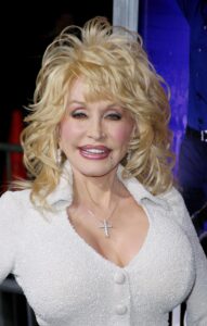 Dolly Parton attends the Los Angeles premiere of 'Joyful Noise'