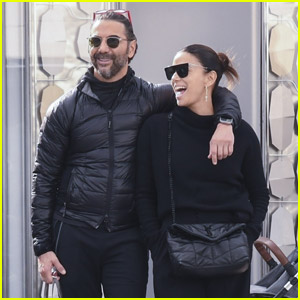 Eva Longoria & Husband Jose Baston Keep Close While Shopping in Beverly Hills