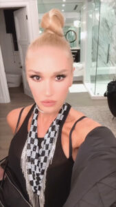 Gwen Stefani shared an outfit of the day post