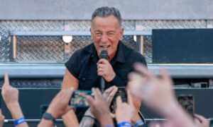 Bruce Springsteen performing in Edinburgh in May – the singer sold his catalogue for a huge sum.