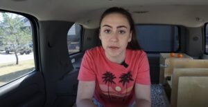 A YouTuber moved into her refurbished GMC Yukon
