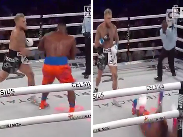 Jake Paul Knocks Out Andre August in First Round of Boxing Match