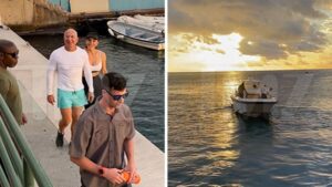 Jeff Bezos & Lauren Sanchez Island Hopping During Caribbean Getaway