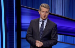 Ken Jennings read the clue: 'Okurrr! This woman samples the song 'I Like It Like That' on a 2018 hit'