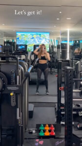 Khloe Kardashian shared her incredible abs in a new social media video