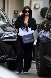 Kim Kardashian has been spotted out and about in Los Angeles, California
