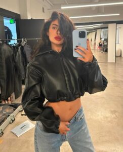 Kylie Jenner shared photos from behind the scenes of a recent photo shoot for her brand Khy