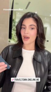 Kylie Jenner has partnered with an unlikely sponsor in a new social media post