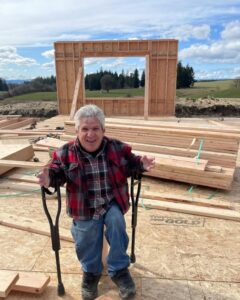 Matt Roloff has been working on the construction of his new home all year