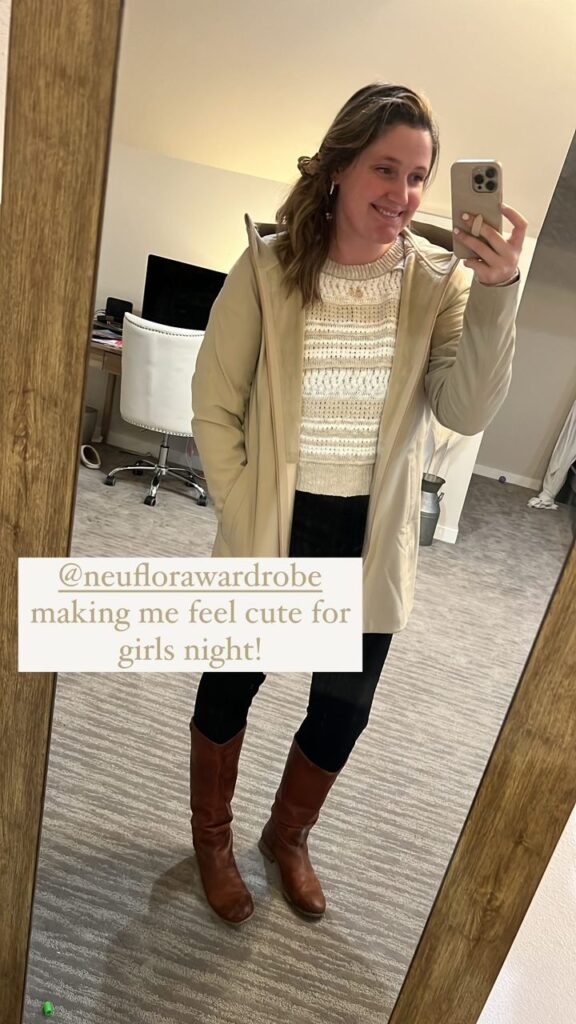 Tori Roloff dressed up for a girls night