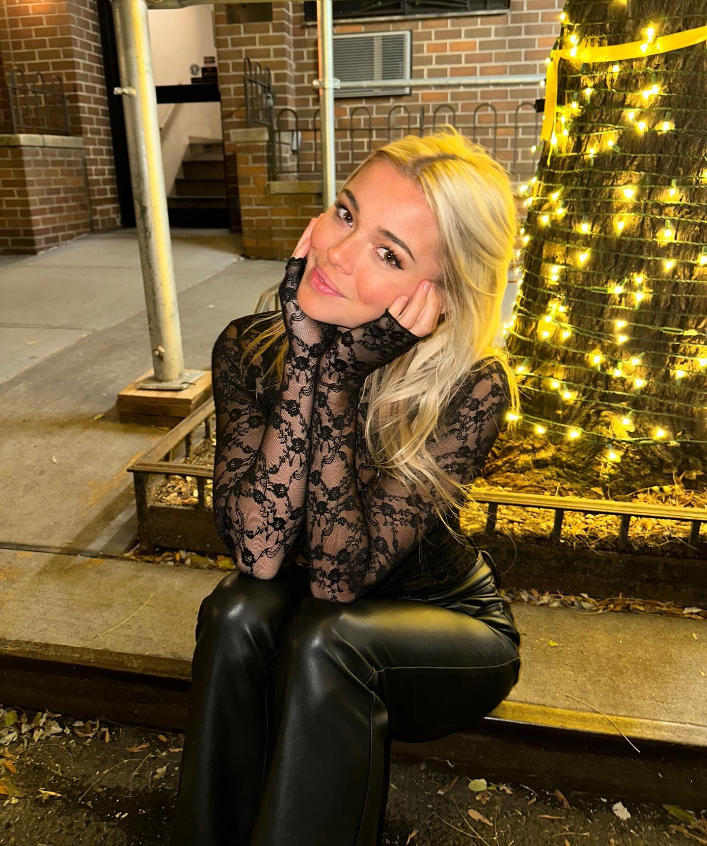 Olivia Dunne Wows In Daring See Through Top As Lsu Gymnast Poses In Nyc And Says Merry