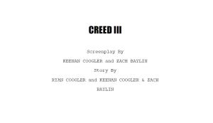 Read Keenan Coogler & Zach Baylin Script For Sequel – Deadline